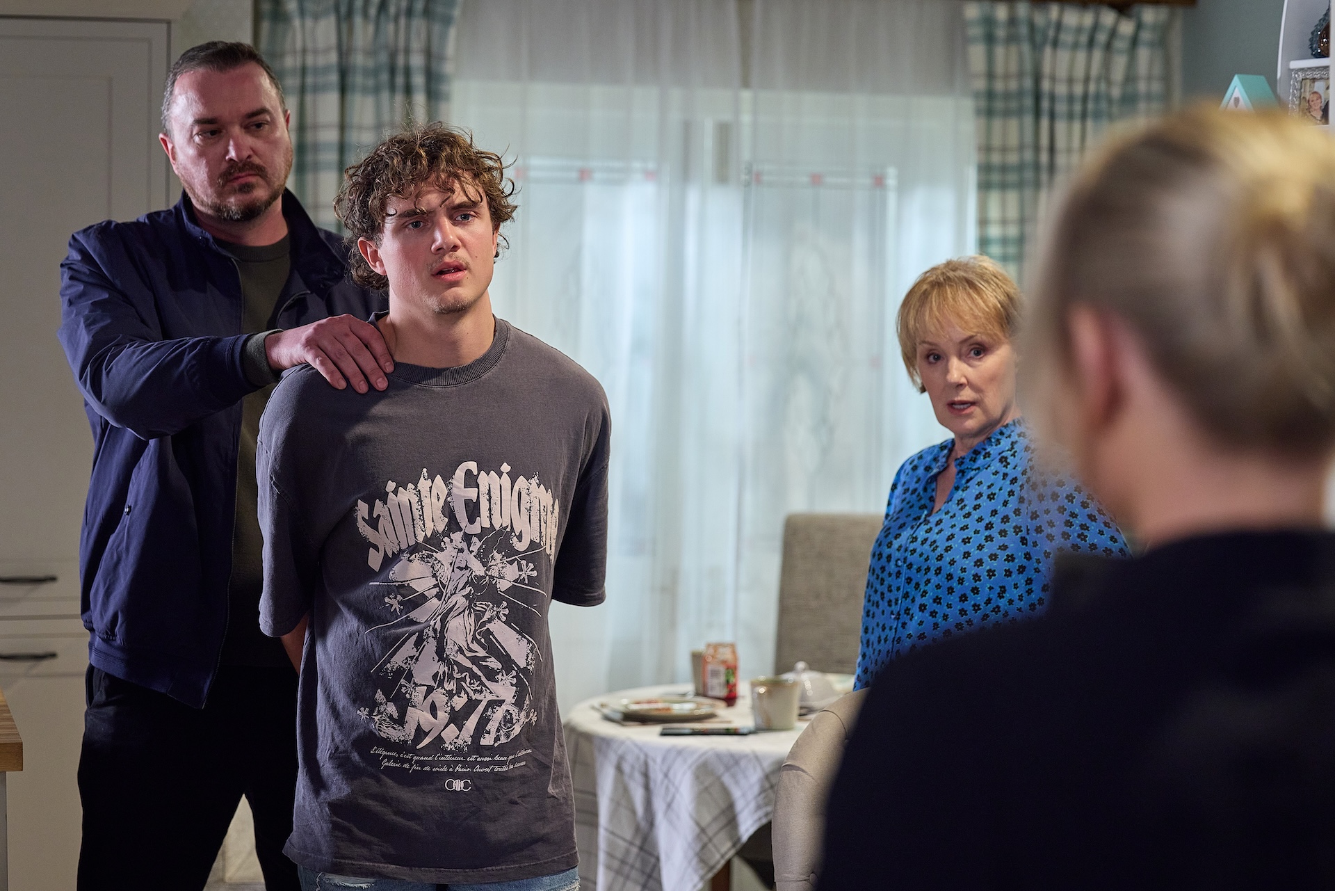 Brody being arrested in Coronation Street 