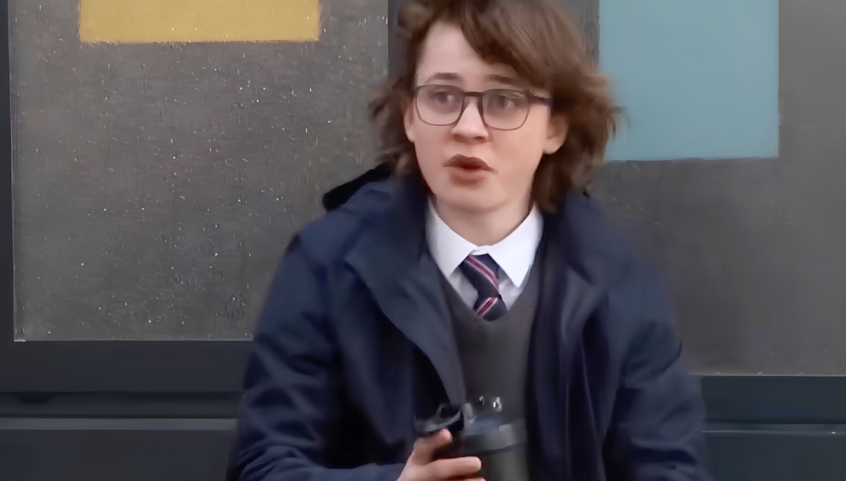 Coronation Street's Sam with water bottle