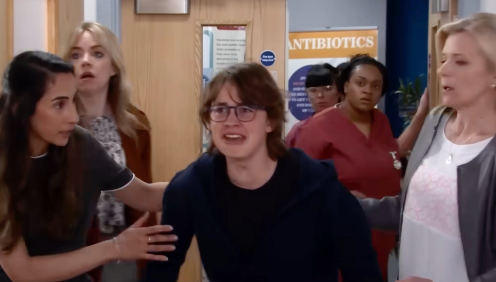 Coronation Street's Sam upset in the hospital