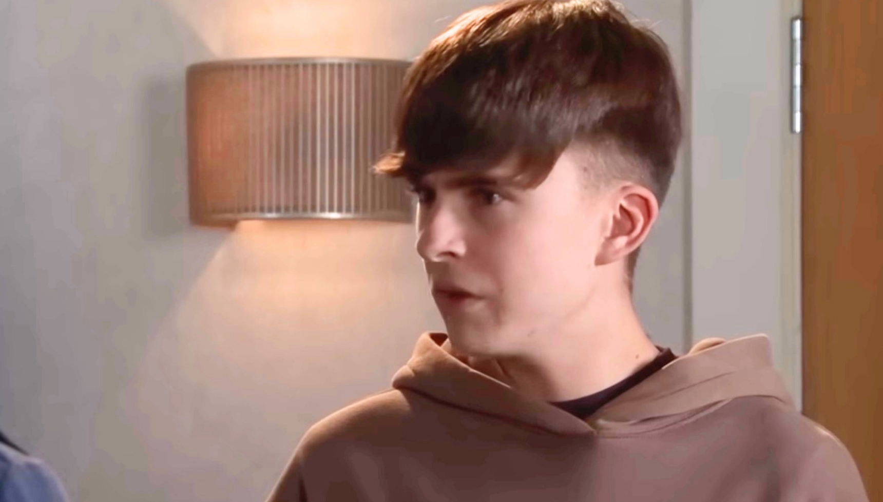 Liam worried in Coronation Street